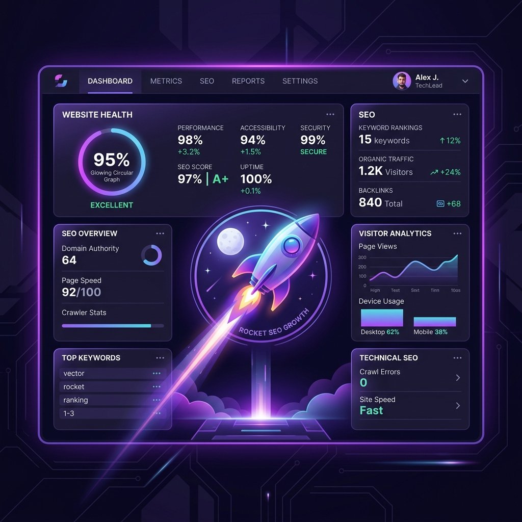 Rankzio Free Technical SEO Analyzer Dashboard